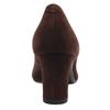 TAMARIS 22455 COURT SHOE - BROWN SUEDE